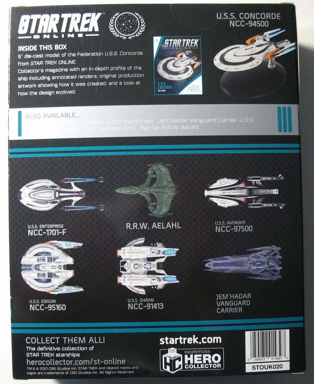 Star Trek Starships Collection: U.S.S. Concorde NCC-94500 (Eaglemoss)